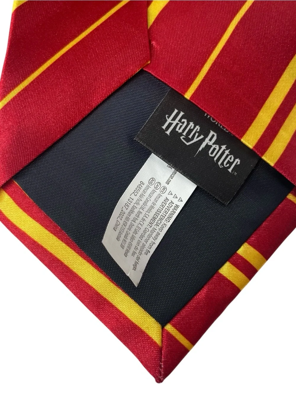 Harry Potter Gryffindor Scarf 6 x 51 Inches Red Gold Wizarding World and Tie